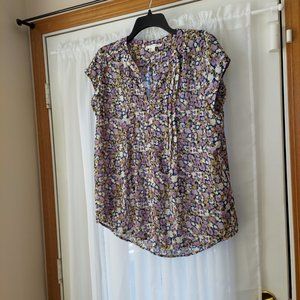 Fun2Fun Alvena Split V-Neck blouse - Stitch Fix - XL